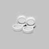 Mini 4WD Upgrade Parts Large Diameter Hard Slick Tire Set [Tamiya] GP.365 (White)