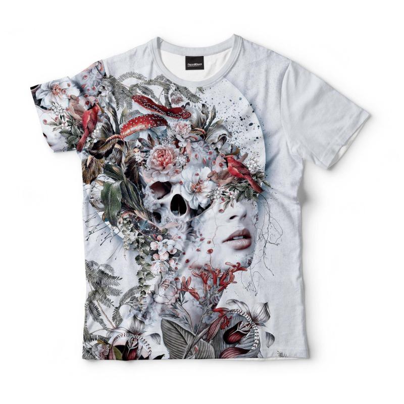 3D Full Print T-shirt Milk Silk Imitation Cotton Pulling Frame for Men High Quality Loose Texture Heavy Weight Short Sleeve