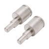 2pcs Amp Input Reducer Adapter 0 Gauge To 4 Gauge High Power Brass Nickel Plated for Car