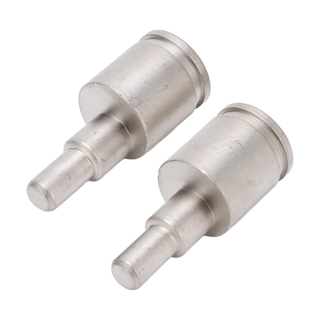 2pcs Amp Input Reducer Adapter 0 Gauge To 4 Gauge High Power Brass Nickel Plated for Car