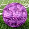 1pc Purple Honeycomb Size 5 Soccer Ball Professional Match Training Football Indoor &Outdoor Sports Ball Lightweight Durable C6556