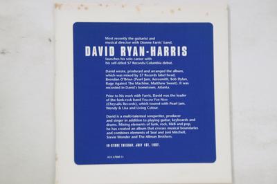 CD DAVID RYAN HARRIS - David Ryan Harris ACK67888 FIFTY SEVEN 1997 VS Rock Gebruikt