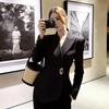 2026 Spring New Women's Fashion Design Commuting Slim-Fit Versatile Black Blazer