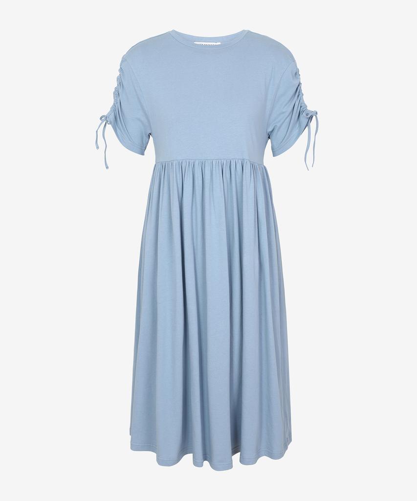 Sekeonseukin Cotton String Short Sleeve Long Dress