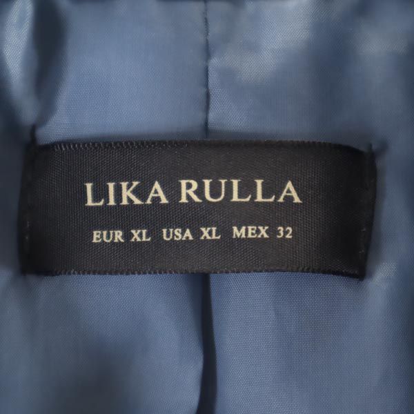 LIKA RULLA Riders jacket XL Blue Women Used