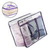 Large Capacity Clear Under Bed Storage Bag Container for Clothes Sheets Quilts Waterproof Lining Smooth Zipper Reinforced Handle