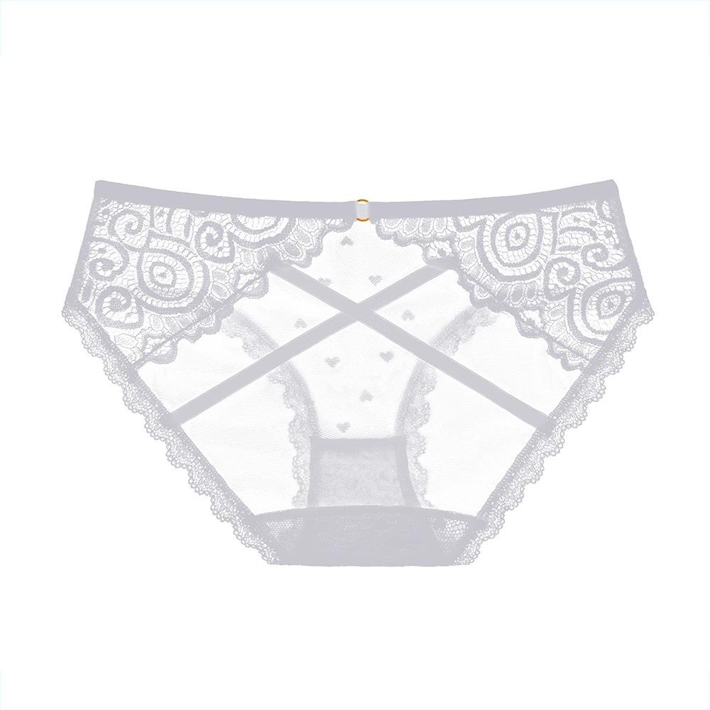 Panties Women's Lace Mid-waist Hip Lift Hollow Sexy and Breathable Mesh Seamless Women's Briefs 5003
