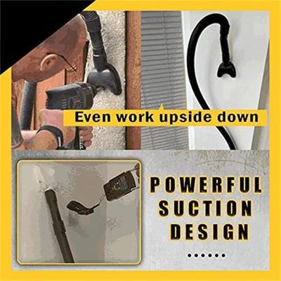 Universal Hands-Free Dust Collector For Electric Drills - Vacuum Suction Dustproof Attachment Power Tool Accessory