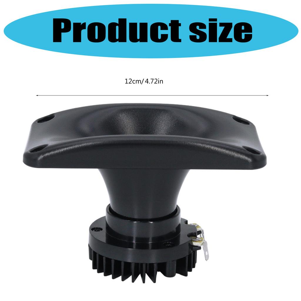 25W 8Ohm Tweeter Speaker Round Shape Stereo Loudspeaker Replacement Loudspeaker Magnetic Speaker for KTV Stage