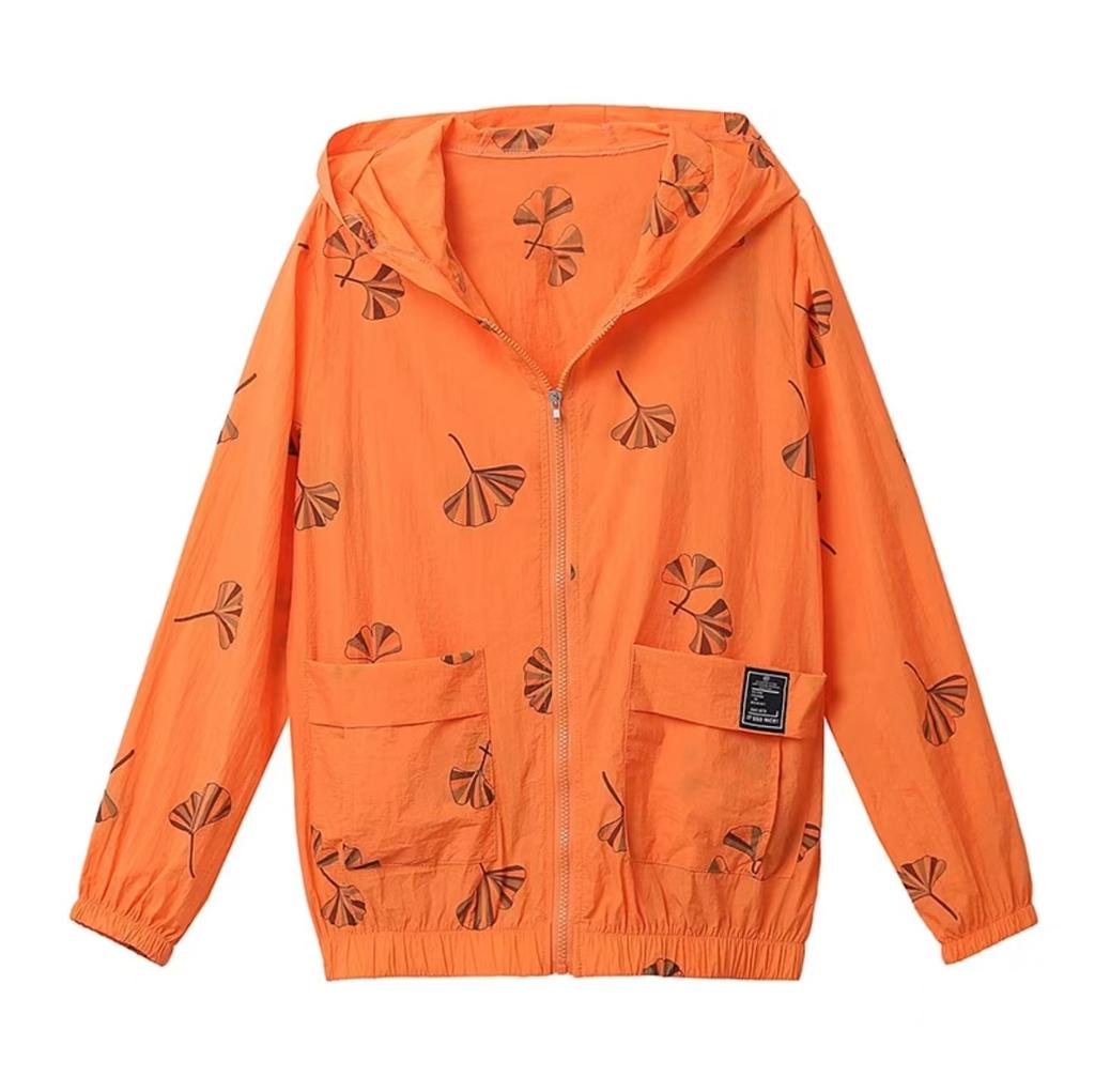 Sun Protection Clothing Women's Summer Long-sleeved Lightweight Jacket Loose Large Size Women's Casual Hooded Mother Sun Protection Clothing Shirt