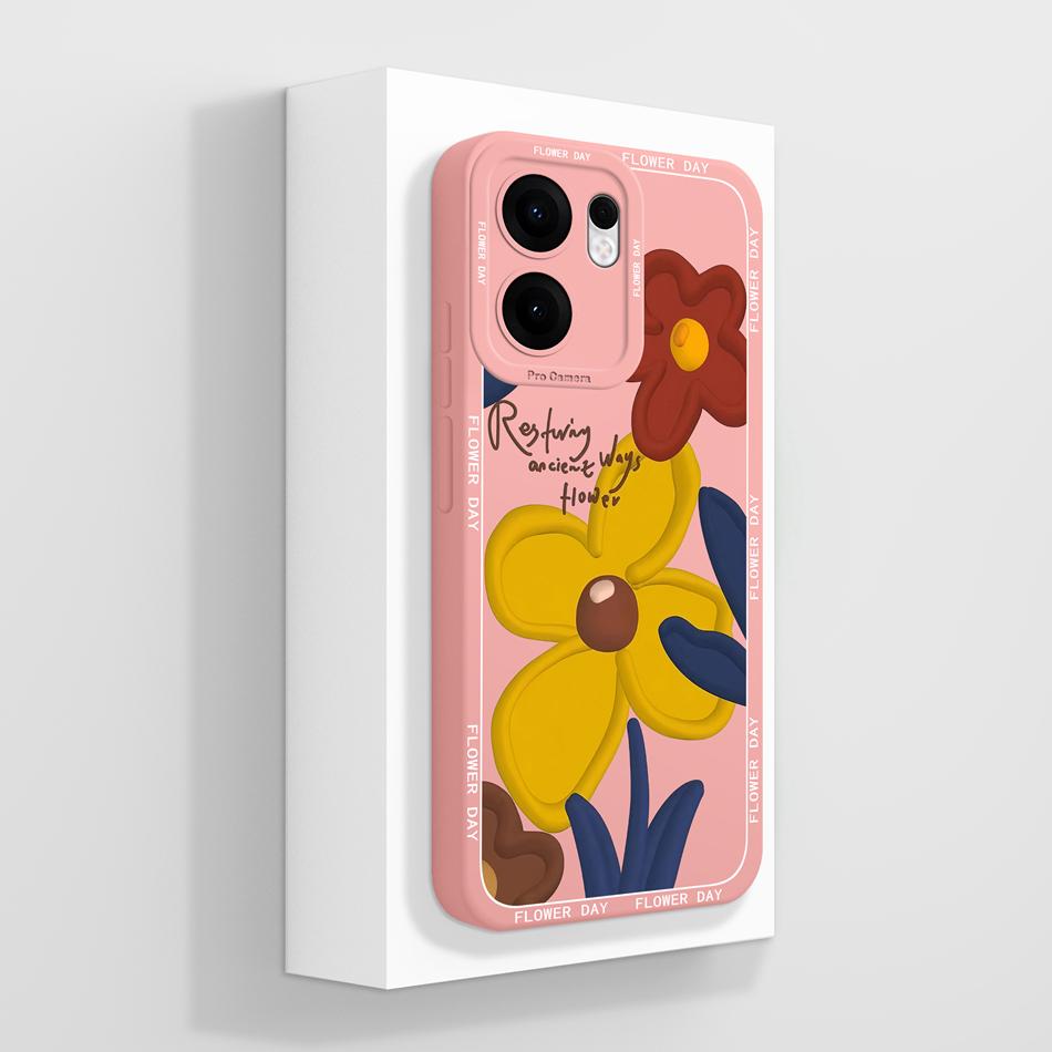 For Oppo Reno 13F Case Cute Panda Funda Soft Liquid Silicone High Quality Back Cover For Oppo Reno 13 F Reno13F 4G 5G Phone Case