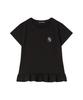AWESOME STUDIO Frill Layered Short Sleeve T-Shirt White
