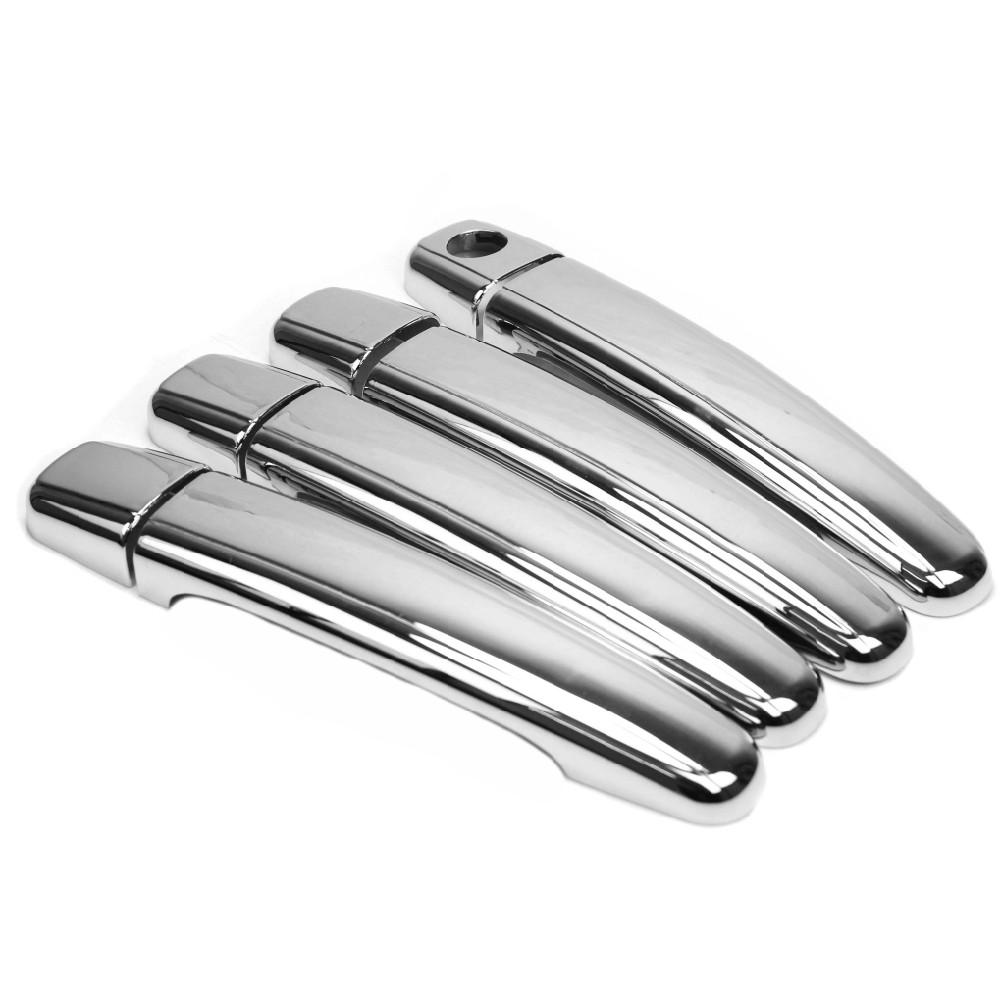 1 Set Car Door Handle Cover Trim Decor Accessory for Peugeot 307 Hot