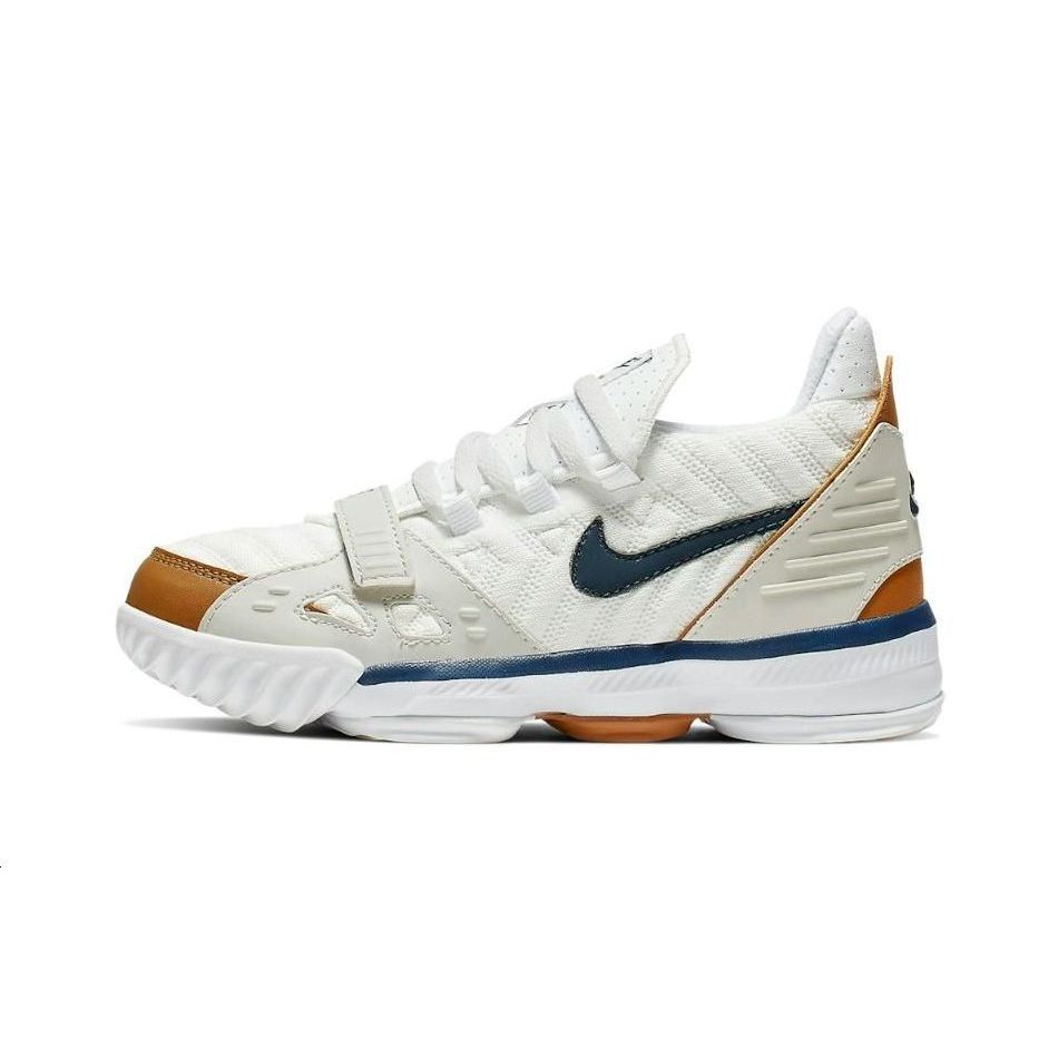 

Nike LeBron 16 PS Air Trainer Medicine Ball Kids Sneakers White Ginger-Midnight-Navy CJ6705-100