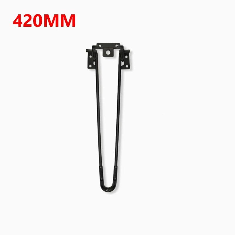 1/4Pcs 32/43/50Cm Clamp On Wrought Iron Table Legs Folding Table Legs Rust Proof Sturdy And Durable Screws Included