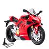 1/12 Ducati Panigale V4S Alloy Racing Cross-country Motorcycle Model Simulation Toy Street Motorcycle Model Collection Kids Gift