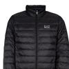 Emporio Armani EA7 Solid Color Logo Zip-Up Long Sleeve Jacket Men Jackets Charcoal 8NPB23-PNGPZ-1200