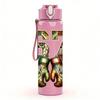 1PC Ornate Number Sixty Seven Art 750ml Color Plastic Water Bottle Leakproof Flip Straw Lid For Sports Office Home Use