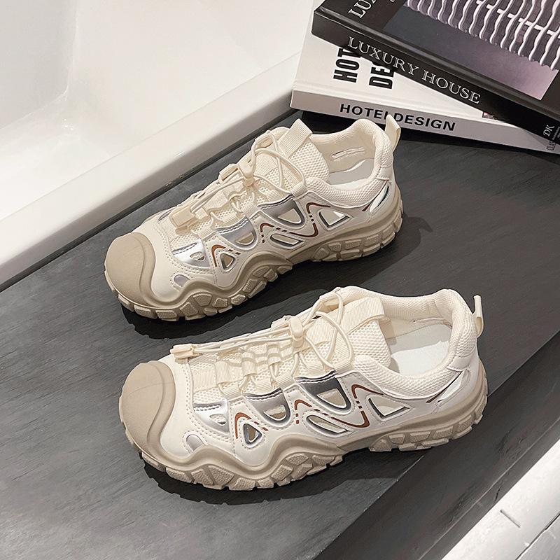 Hollow Sports Sandals Women's 2025 New Summer Breathable Ugly River Shoes Roman Shoes Casual Hole Shoes