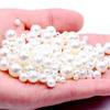 18g Perforated Imitation Pearl Beads: No Peeling/Fading - Cream Glue Hair Clip for DIY Handmade Bracelets & Small Accessories.