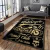Tappeto Tappeto Stampato 3D Tappetini Antiscivolo Zerbino Poster Classico Moto Auto Retrò Tappeti Soggiorno Camera da Letto Decorazioni per la Casa