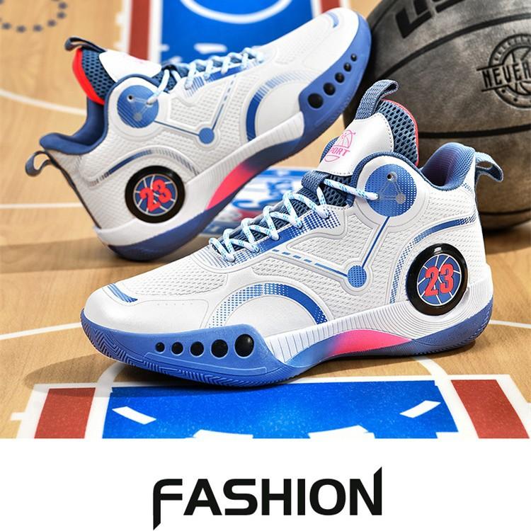 Kobe Basketball Shoes Men's High-top Older Children's Youth Sneakers Non-slip and Breathable Primary School Children's Men's Air Cushion Sneakers