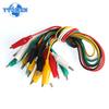 1Set/10pcs Alligator Clips Electrical Test Leads Clip 35mm 5 Colors X2pcs Double-ended Crocodile Power Clip Kit DIY