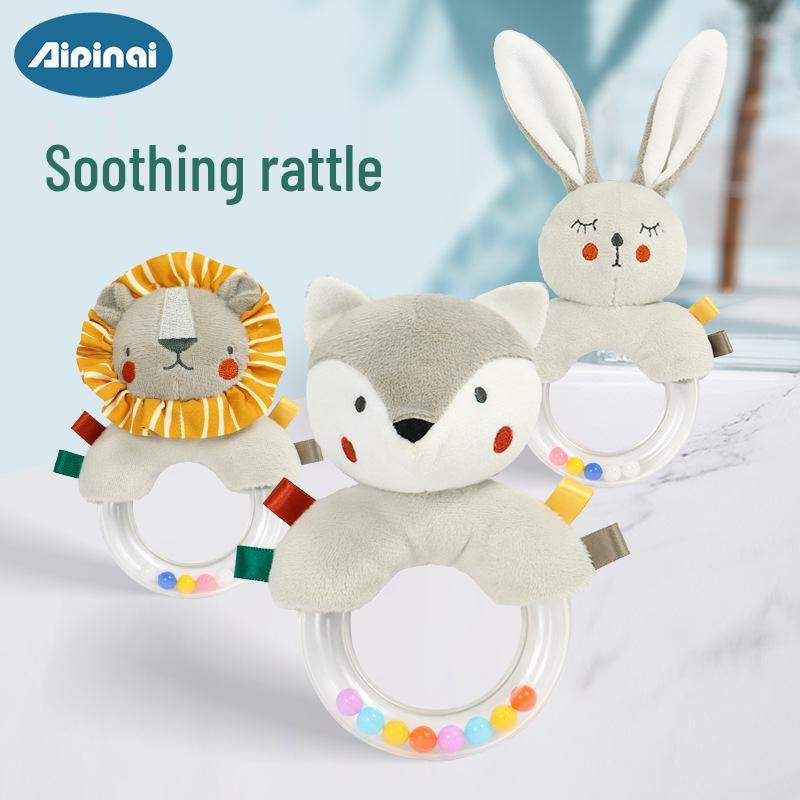 Aipinqi Plush Baby Rattle Ring for Newborns (0-1 Year)