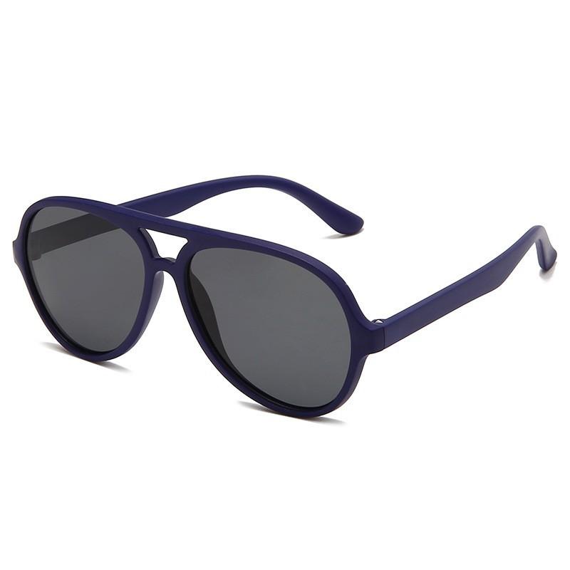 Candy Color Children'S Toad Glasses Double Beam Pilot Shape Sunglasses Sunscreen Trendy Baby Sunglasses