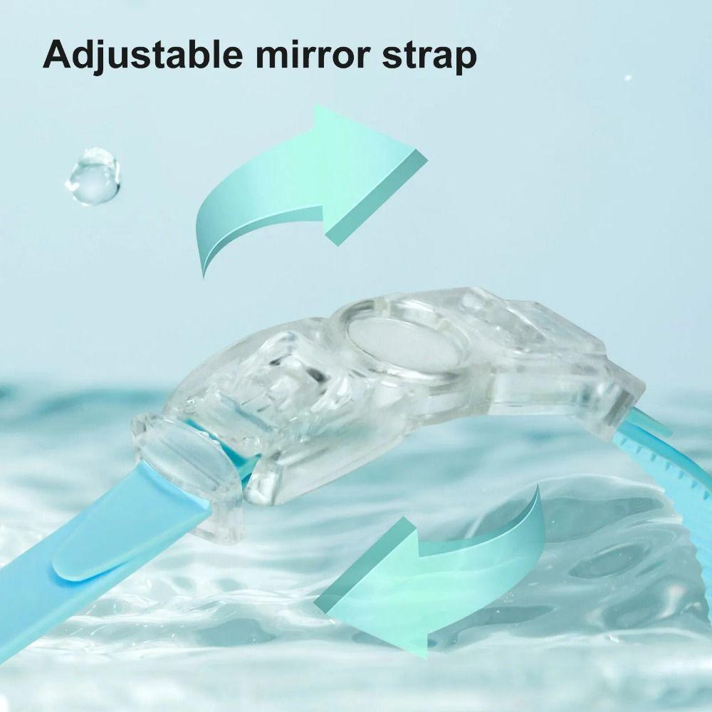 Large Frame Kids Diving Eyewear Anti-fog Kids Swim Training Glasses  Swimming Beginner