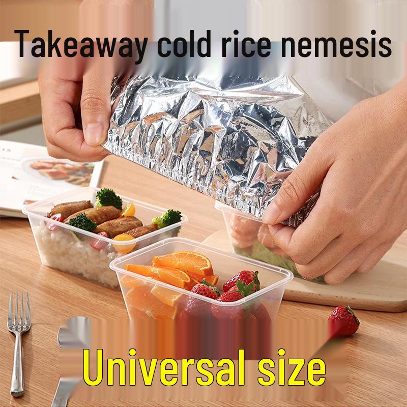 Aluminum Foil Insulation Cover for Dining Table and Lunch Box - Food Grade, Fresh-Keeping, Temperature Control
