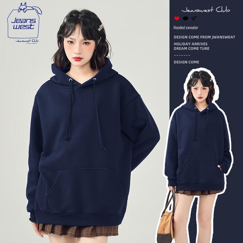 

JEANSWEST CLUB Women s Fleece Lined Hooded Sweatshirt L