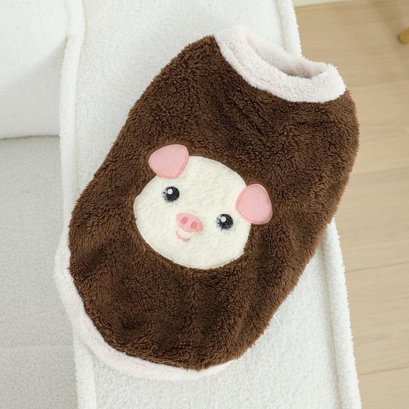 Warm Winter Pet Vest Dogs Cats Small Medium Large Breeds Fleece Lined Cozy Sleeveless Jacket