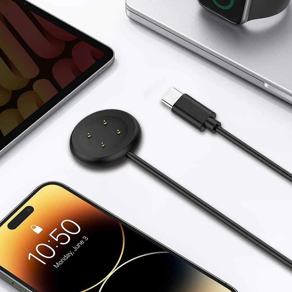 

Magnetic Charging Cable Watch Charger Cable 1M USB/Type C Portable Charging Cord Charger Cord for Google Pixel Watch 3 41mm 45mm USB белый