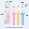 Soft Bristles Triple Sided Toothbrush Candy Color V-shaped Three-sided Toothbrush  Household