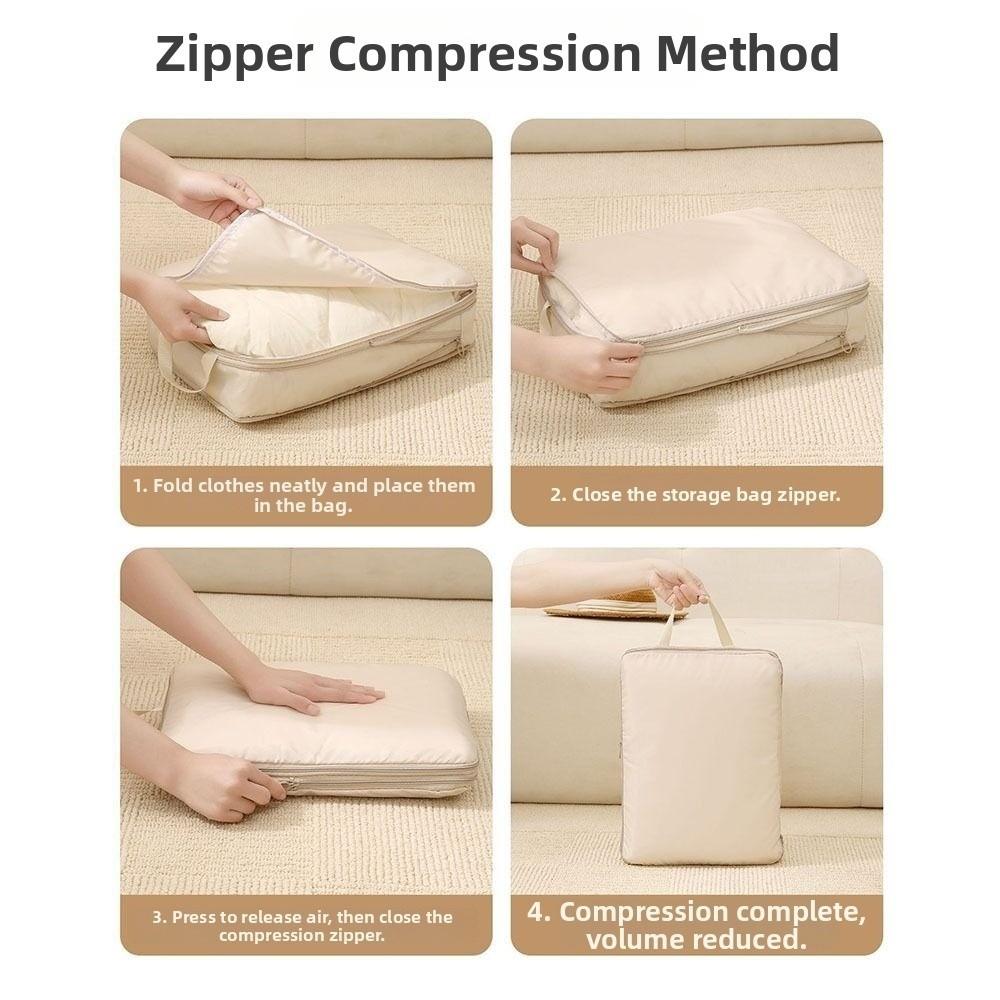 6Pcs/Set Washable Luggage Compression Bag Large Capacity Packing Cubes Set  Suitcase Packing