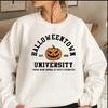 Halloween Sweater Women'S Crew Neck Print Pullover Long Sleeve Sweater Halloweentown Sweatshi