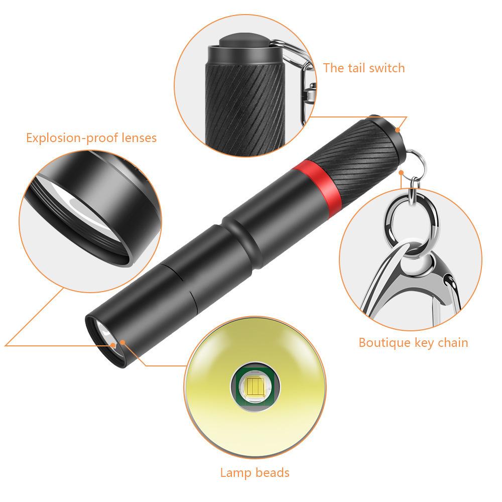 Ultra Small LED Flashlight With Premium XPE Lamp Beads IP67 Waterproof Pen Light Portable Light For Emergency, Camping, Outdoor