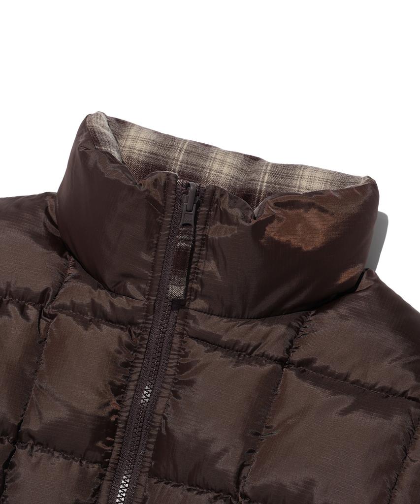 Istkunst Flannel Reversible Puffer Jacket_Brown(Ik2Ewmb900A)