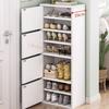 New Home Shoe Cabinet, 2026 Trending Corridor Storage Unit, Simple Small Space Shoe Rack, Narrow Single-Door Storage Shelf
