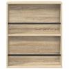 Magazine Shelf Sonoma Oak 60 x 12 x 70 cm Particleboard