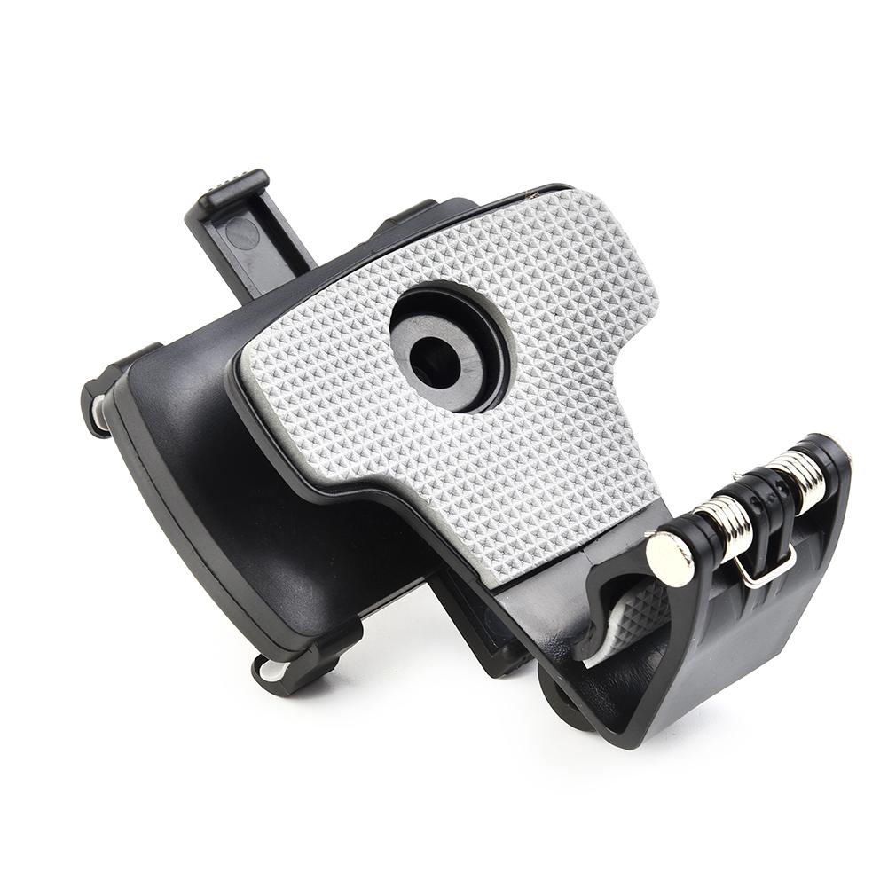 Περιστρεφόμενη 360° Στήριγμα τηλεφώνου ταμπλό αυτοκινήτου ABS Μαύρο