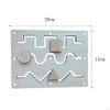 Activity Board for Preschool Learning, Wooden Skill Development Toys Kids Aged 2-3