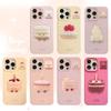 Ins Cute Cake 15pro Max for Apple 17 Mobile Phone Case for IPhone14For13 Milk 12 Three-dimensional 15