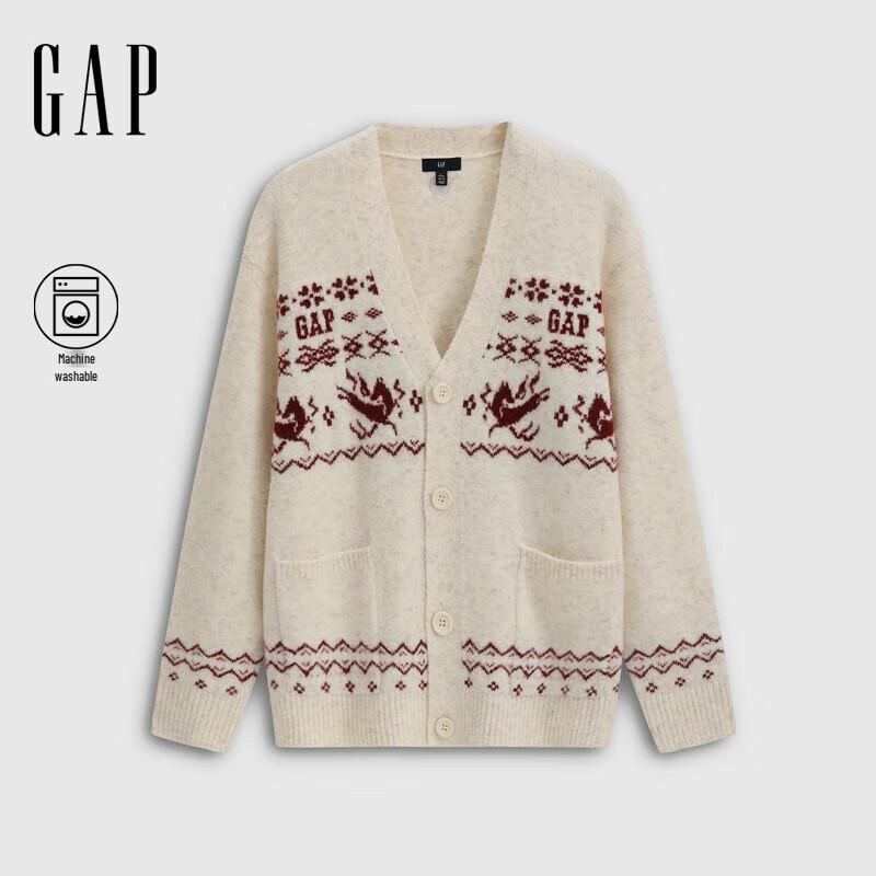 

Кардиган мужской трикотажный жаккардовый GAP с колорблоком «Запретный город» M