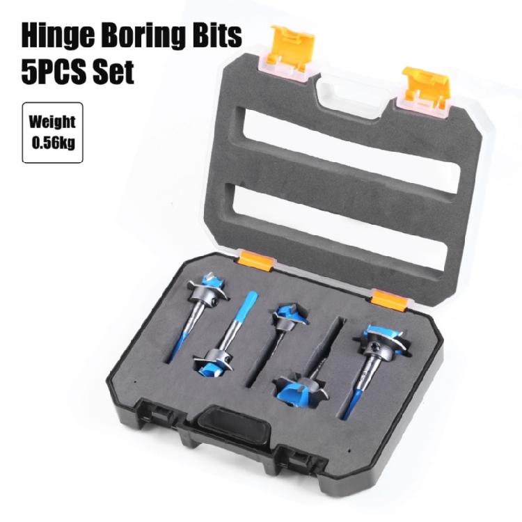 Precise Woodworking Drill Bit Hinge Hole Opener Adjustable Depth Setting Stable Shank Design For Hinge Installation