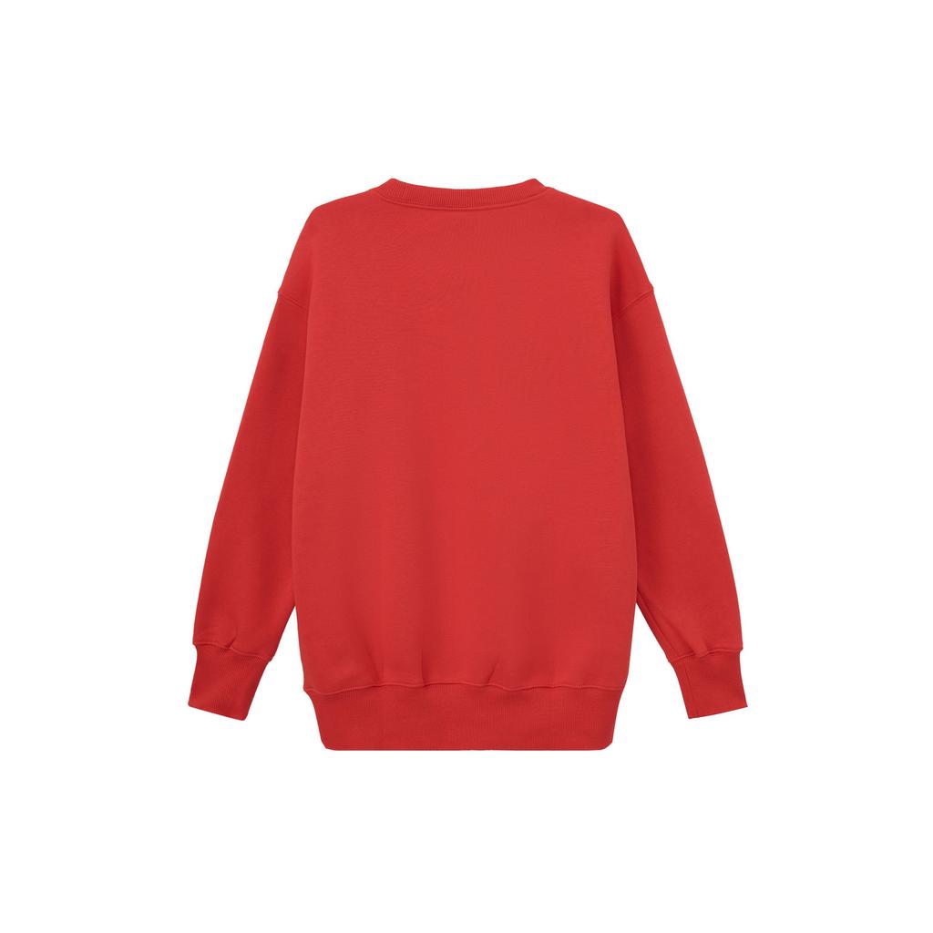 Nike Odzież sportowa Phoenix Fleece Jednolity kolor Bluza dresowa z okrągłym dekoltem Damska bluza University-Red DQ5734-657