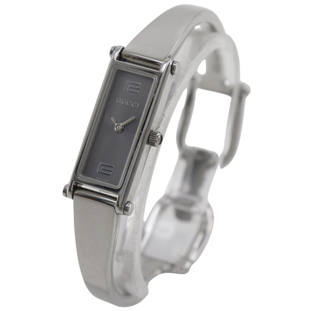 Gucci Watches 1500L SilverDial Stainless Steel Quartz Analog Display Women Used