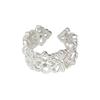 Lan Zhi High-End Korean Zircon Open Ring - Non-Fading 925 Silver with Unique Design