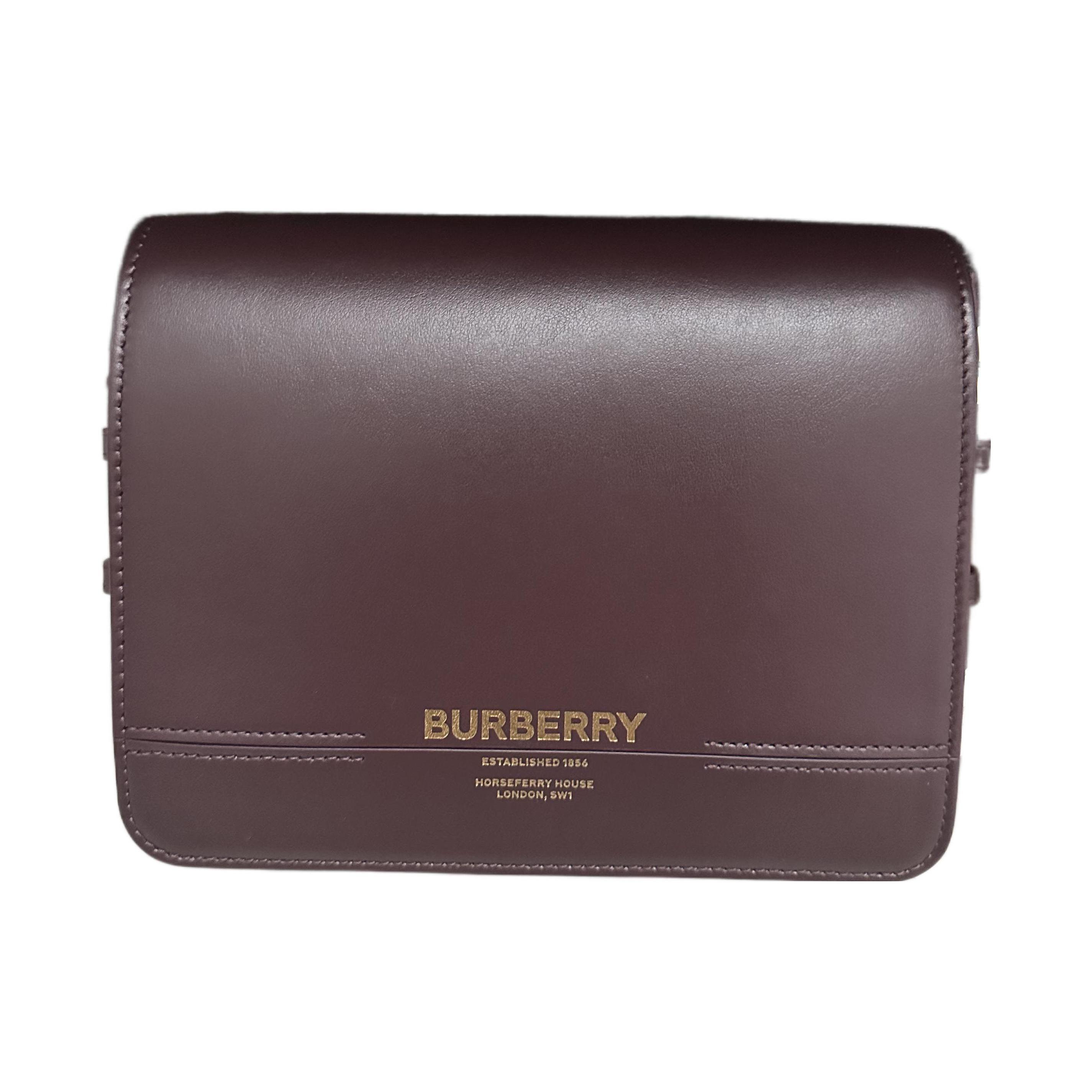 

Burberry Logo Portable Calfskin Crossbody Shoulder Bag Women Shoulder Bag Burgundy 80670361 Basic Set (Bag+Dust Bag)